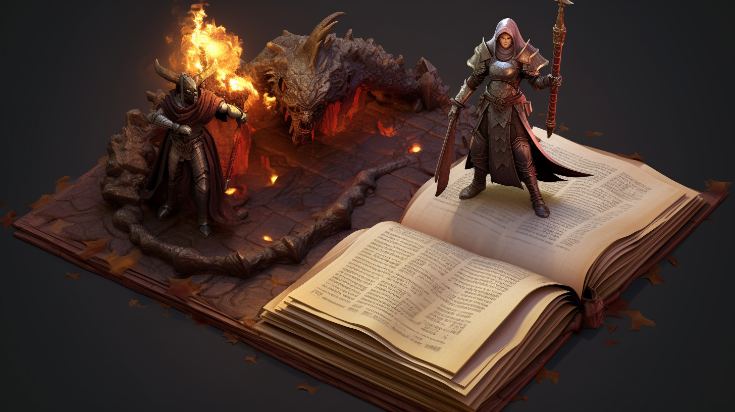 Cleric Pryest combatting dark demon with chains