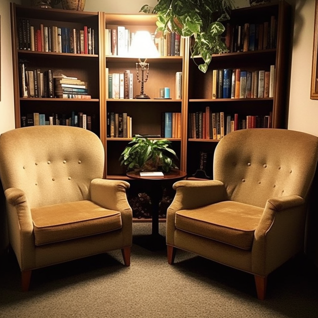 clinical psychologist chairs book library