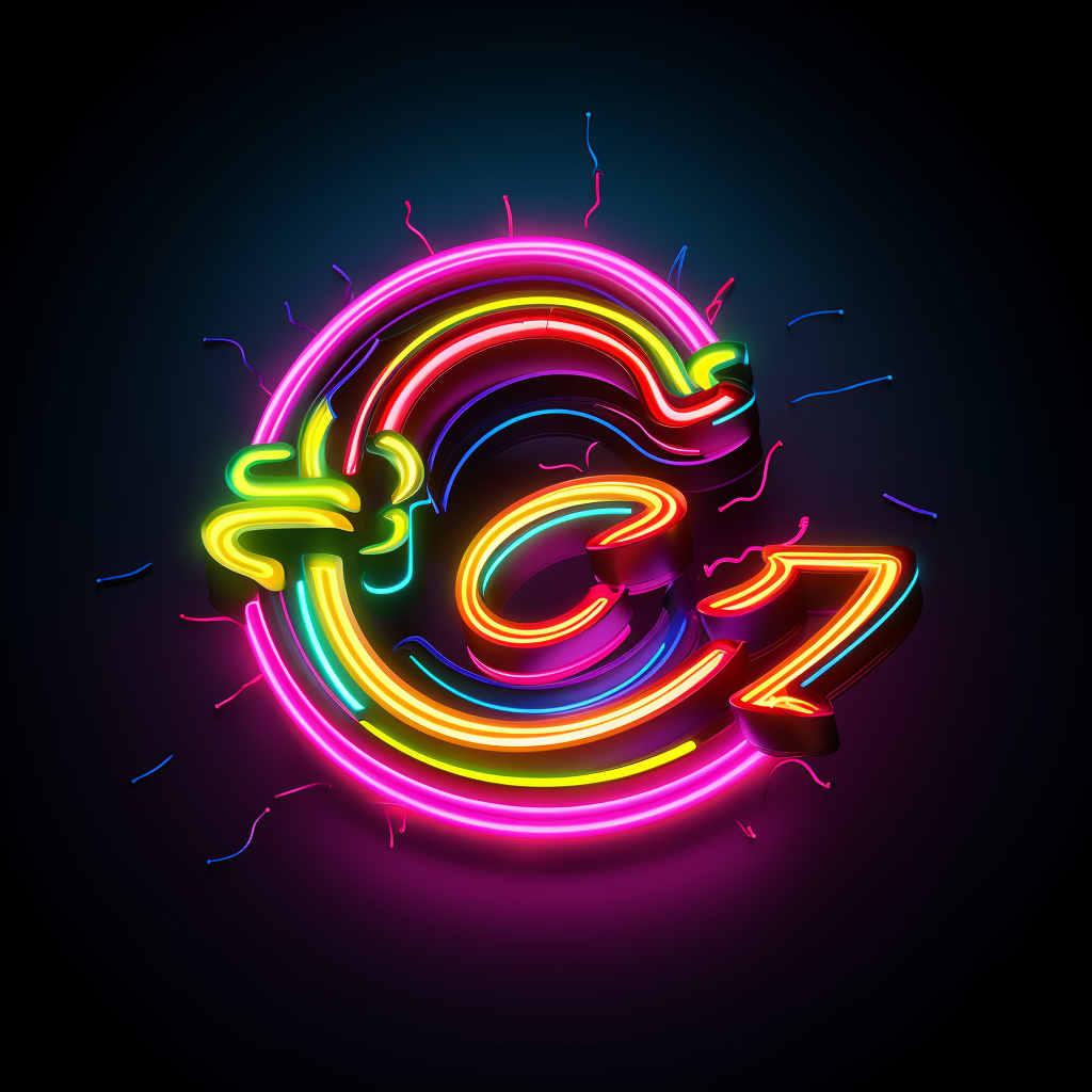 Neon logo for ClipCraze TikTok page