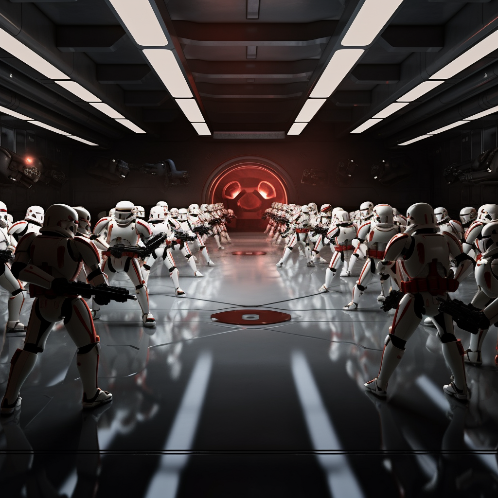 Epic Battle Between Clones and Droids