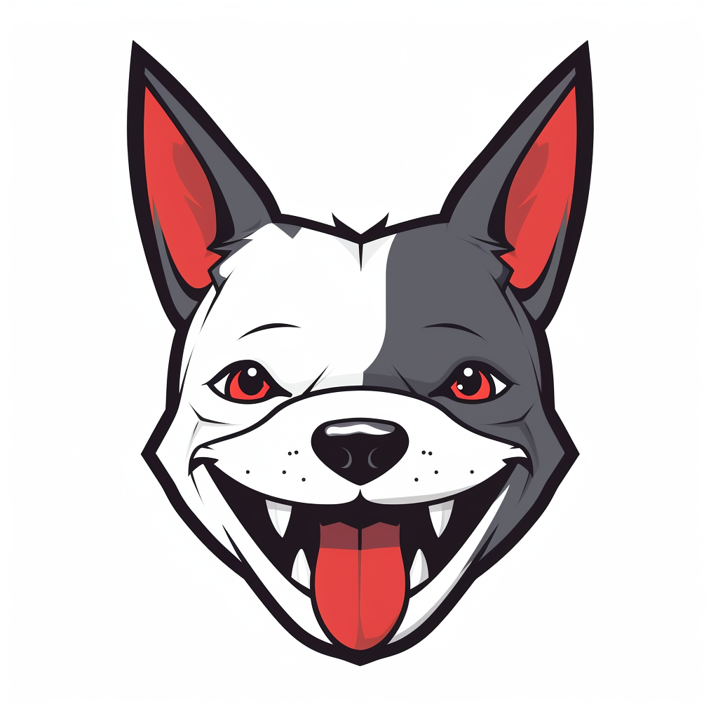 Happy Boston Terrier Clothing Company Mascot