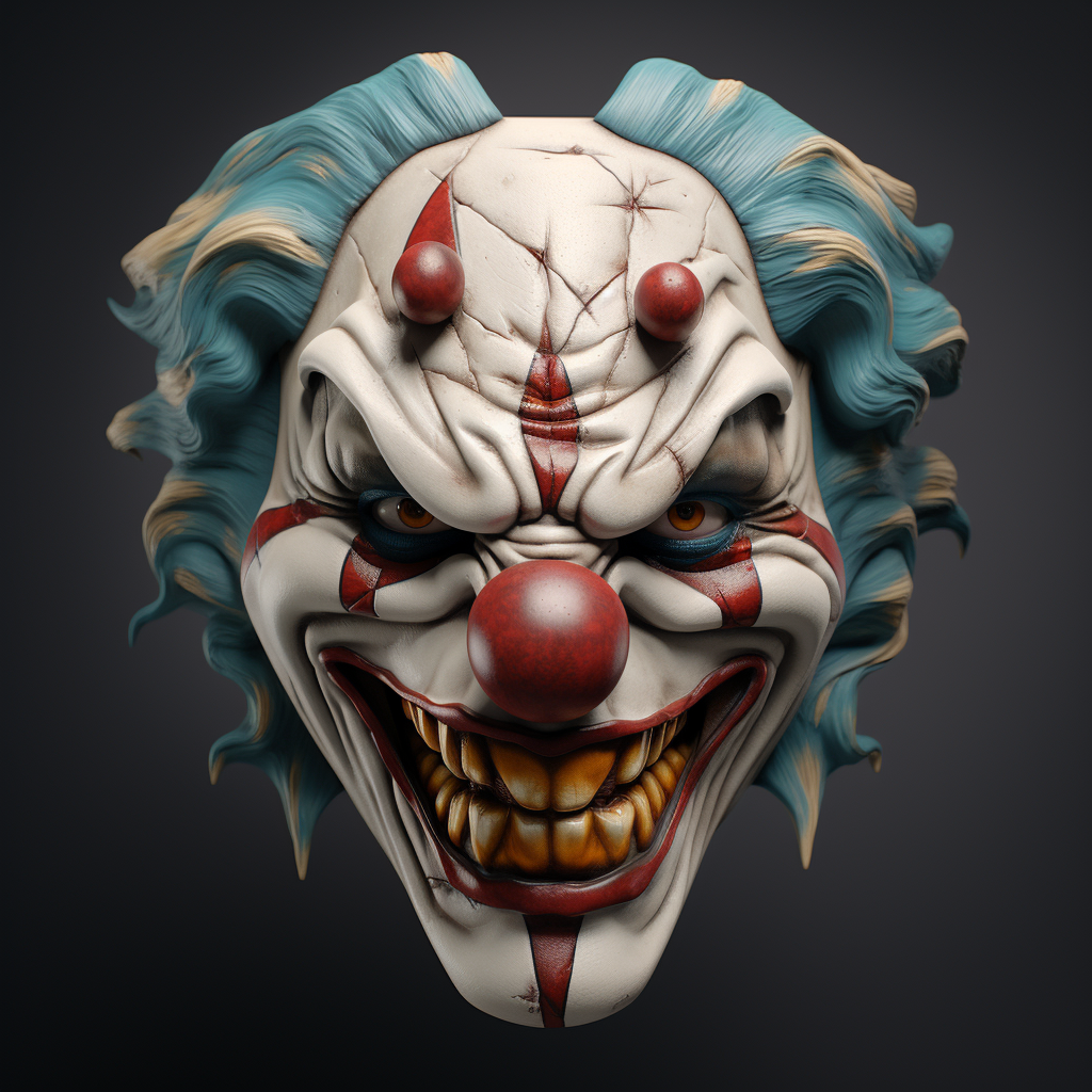 Clown Mask with Emotions