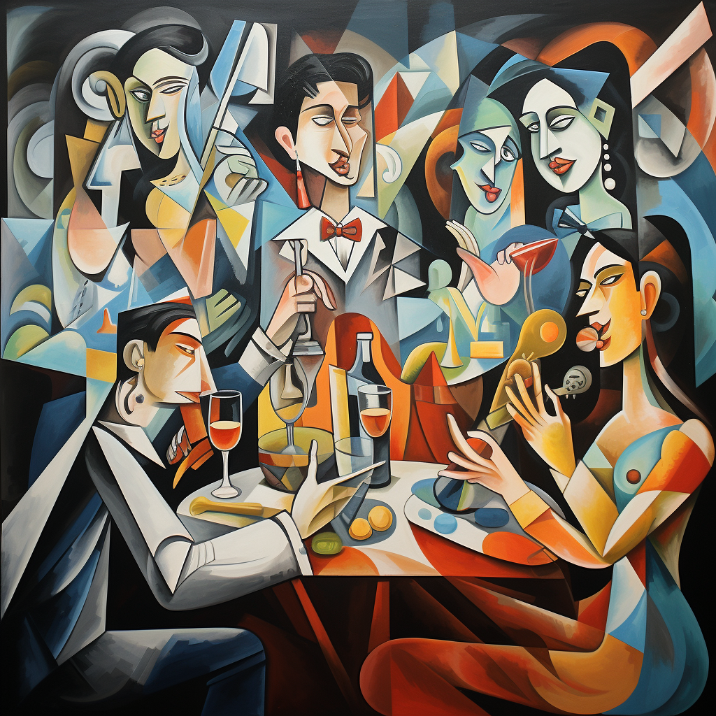 Clubbing in 2024 Picasso Cubism