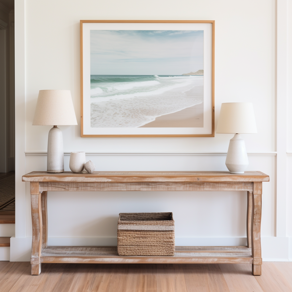 Coastal Entry Table Wall Frame