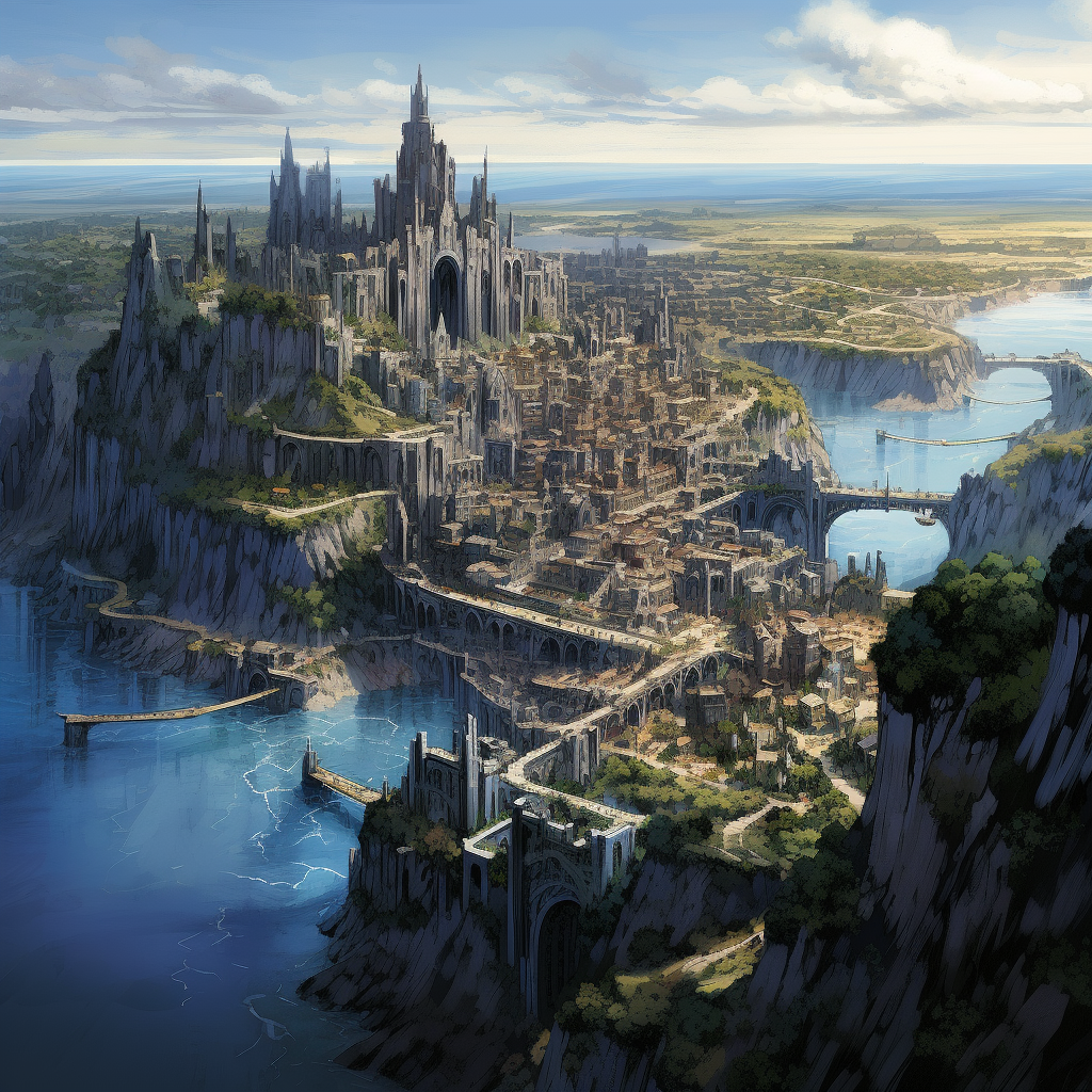 Coastal Fantasy City in Crescent Bay