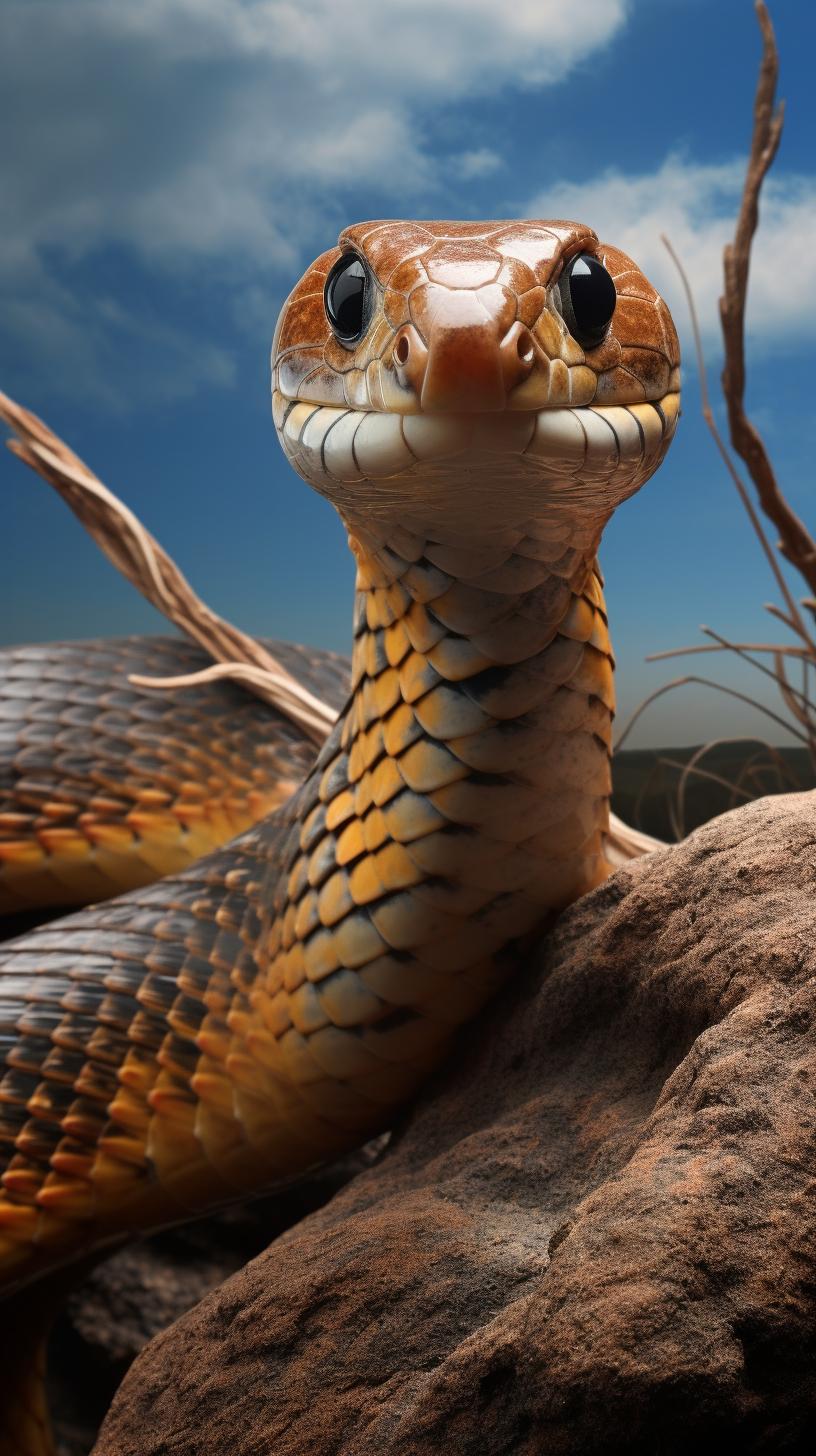 Realistic Coastal Taipan in 4K