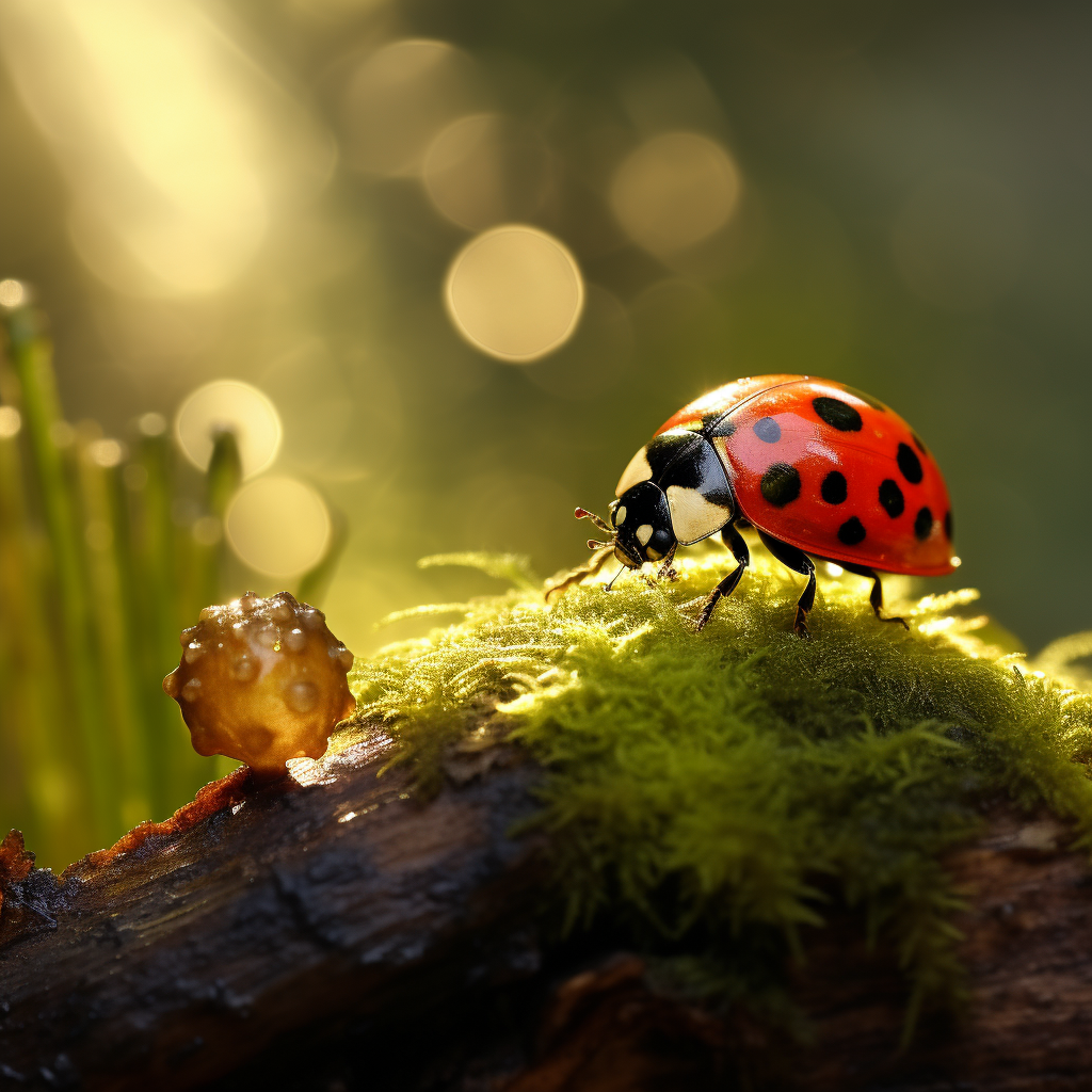 Coccinelle in a Tropical Forest