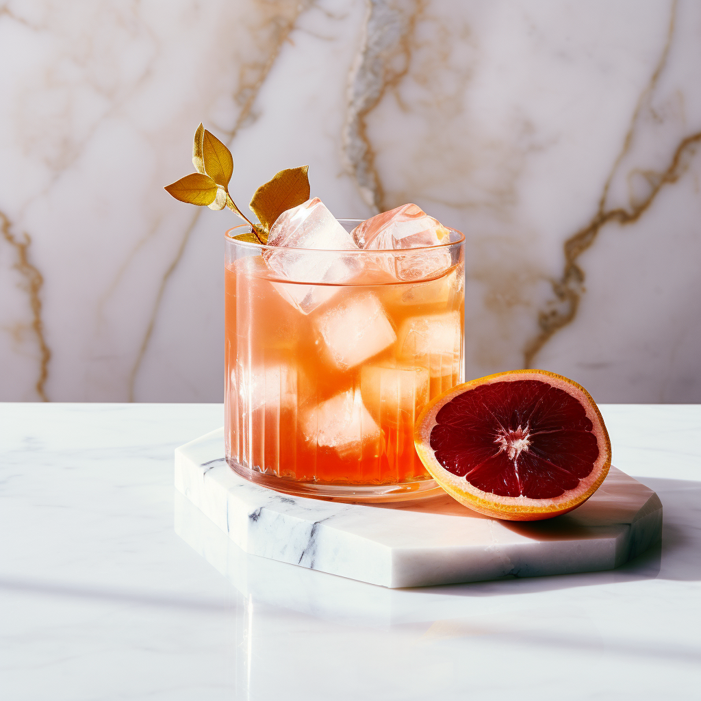 Cocktail on Counter