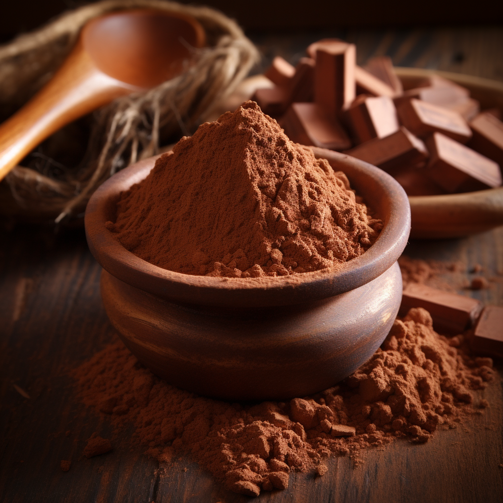 Rich cocoa powder for cooking