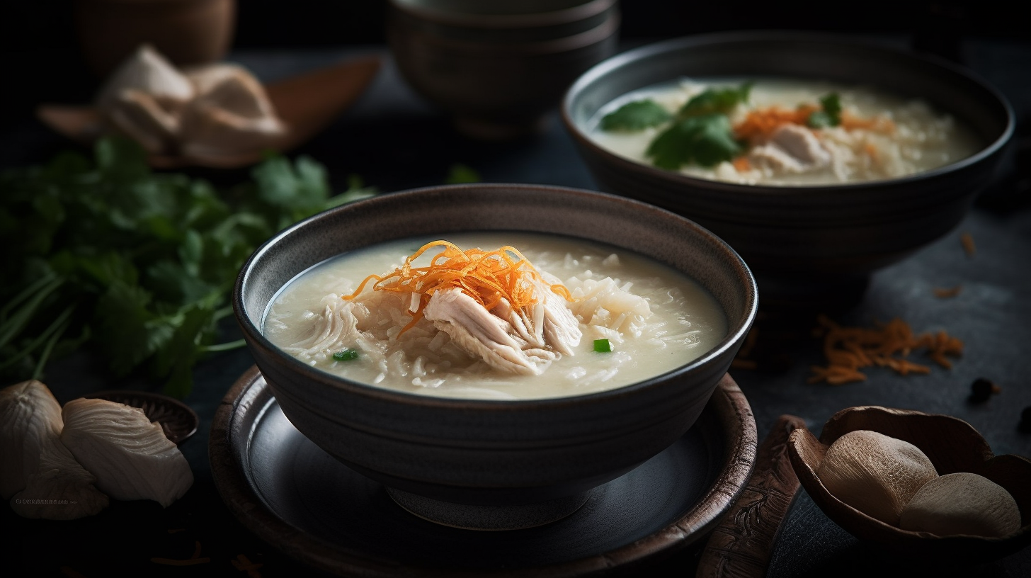 Coconut Chicken Soup in Luxurious Michelin Kitchen