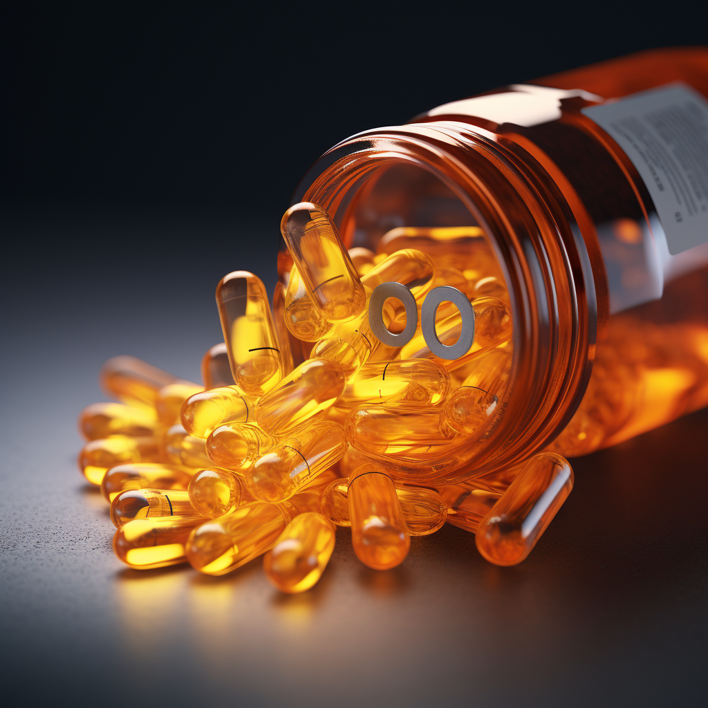 Coenzyme Q10 3D Render