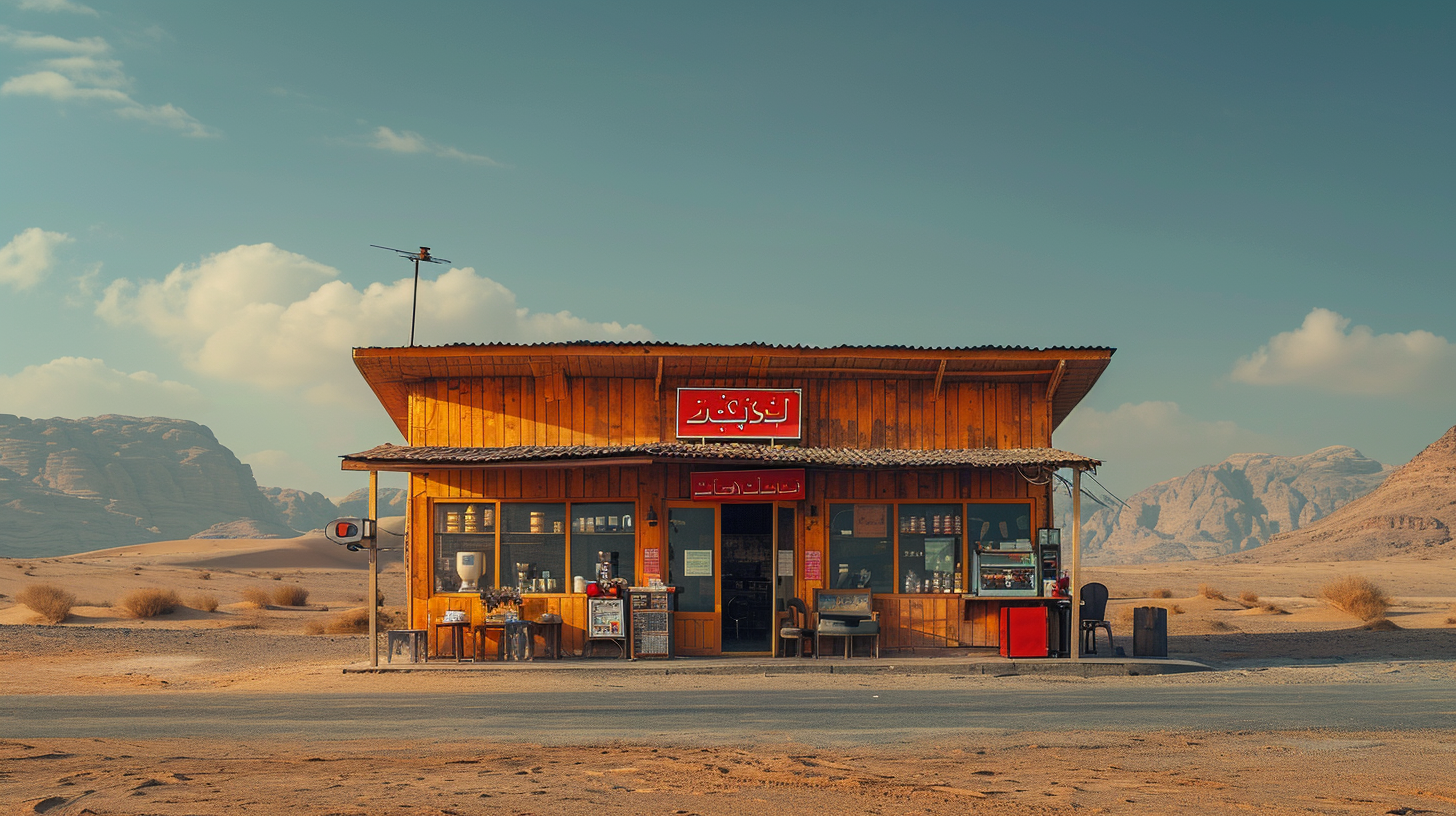 Coffee Shop in the Desert