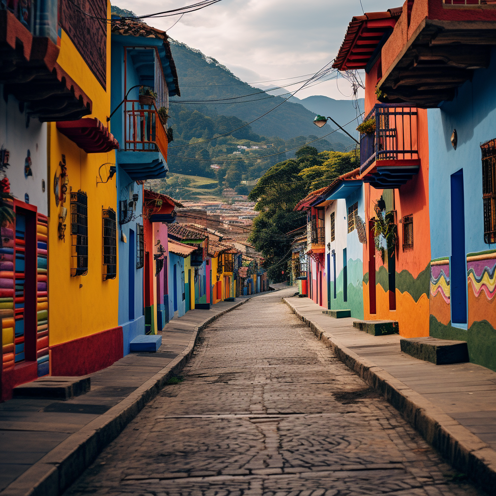 Gorgeous nature landscape in Colombia