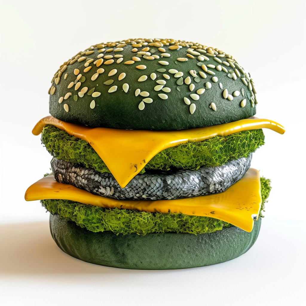 Colorful algae Big Mac
