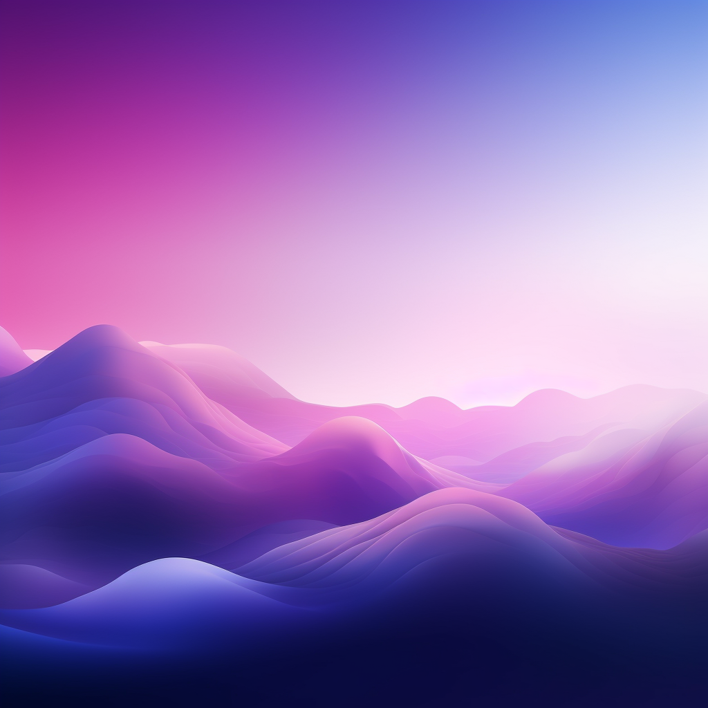 Colorful Gradient Dreamy Cyber Nature Background