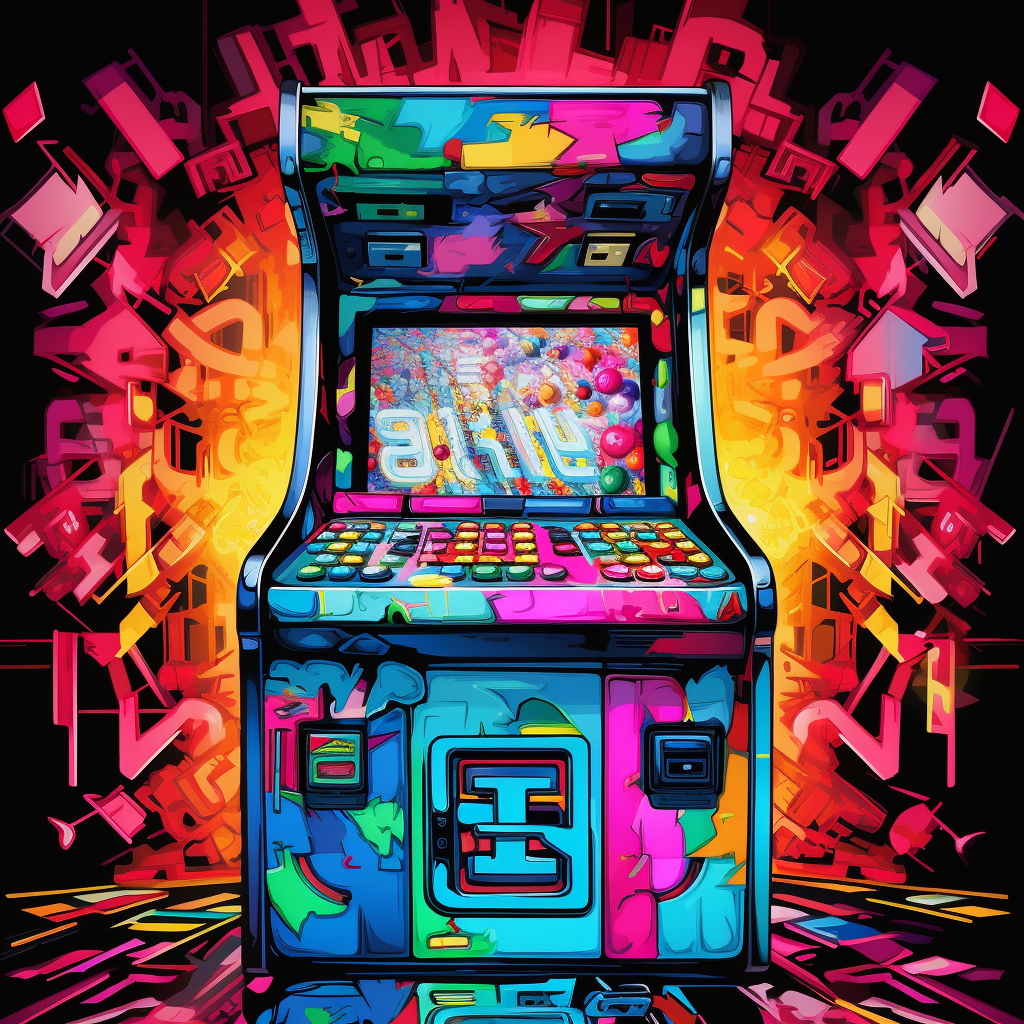 Pop Art Arcade Machine