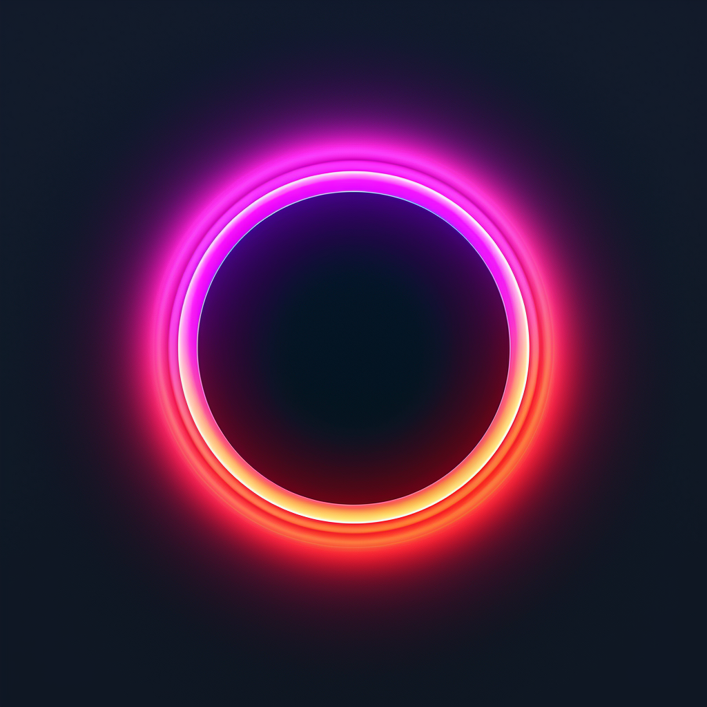 Bright and Dynamic Circle Illustration