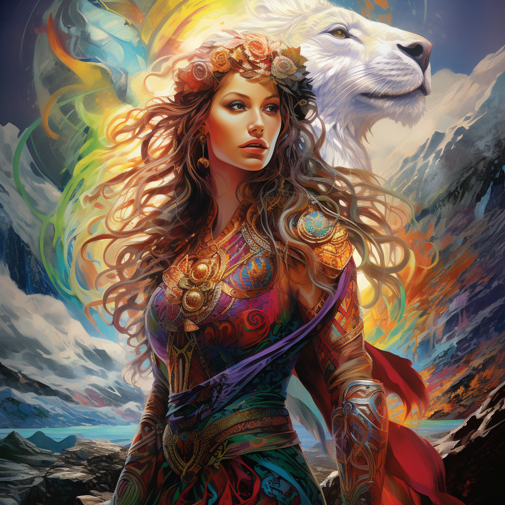 Vibrant and Enchanting Celtic Fantasy Image