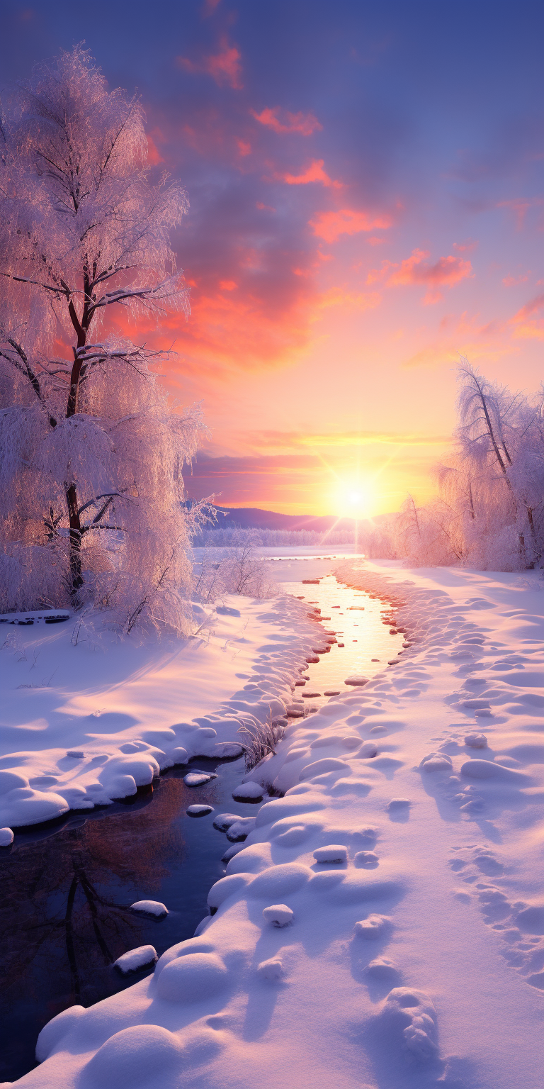 Stunning Snow Landscape Image