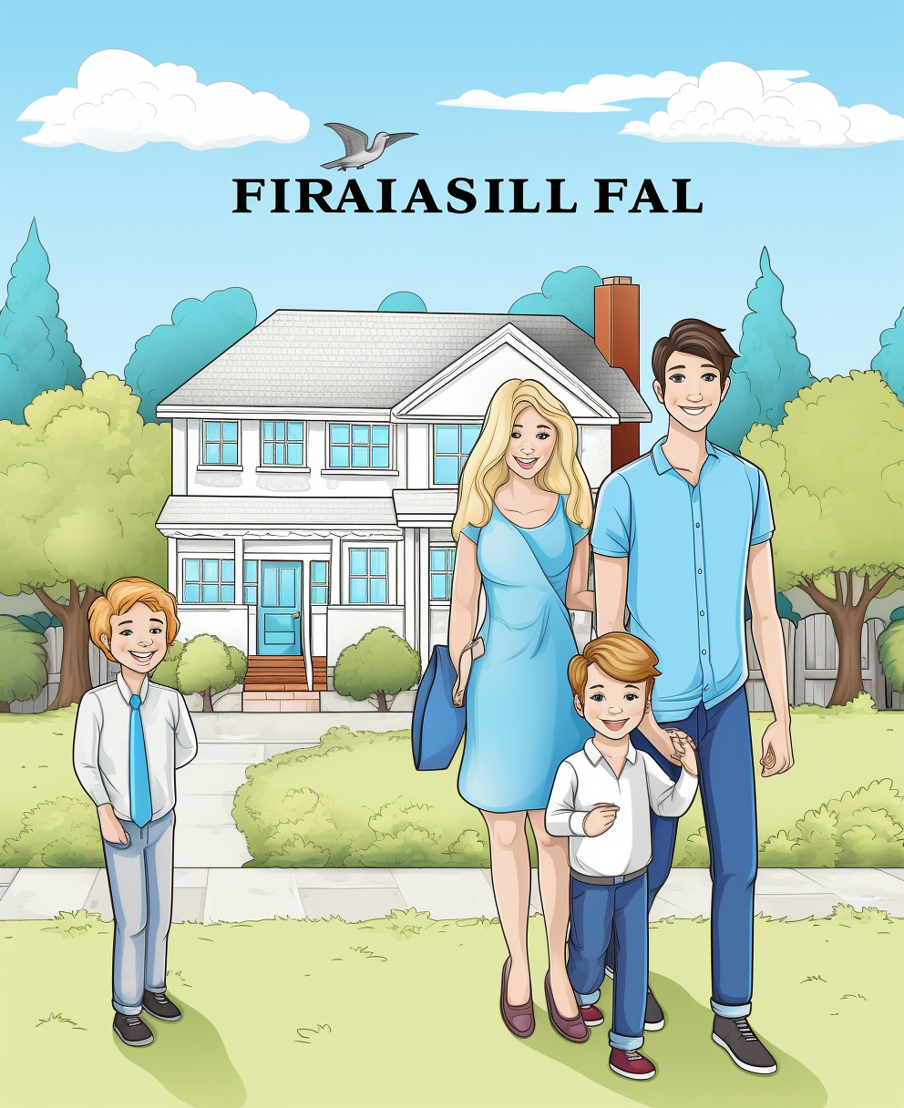 Family Coloring Book Cover