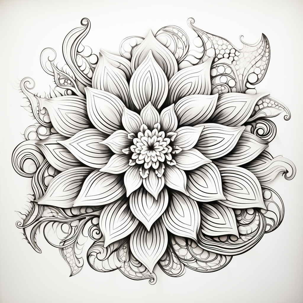 Zen coloring book with stress-relieving designs