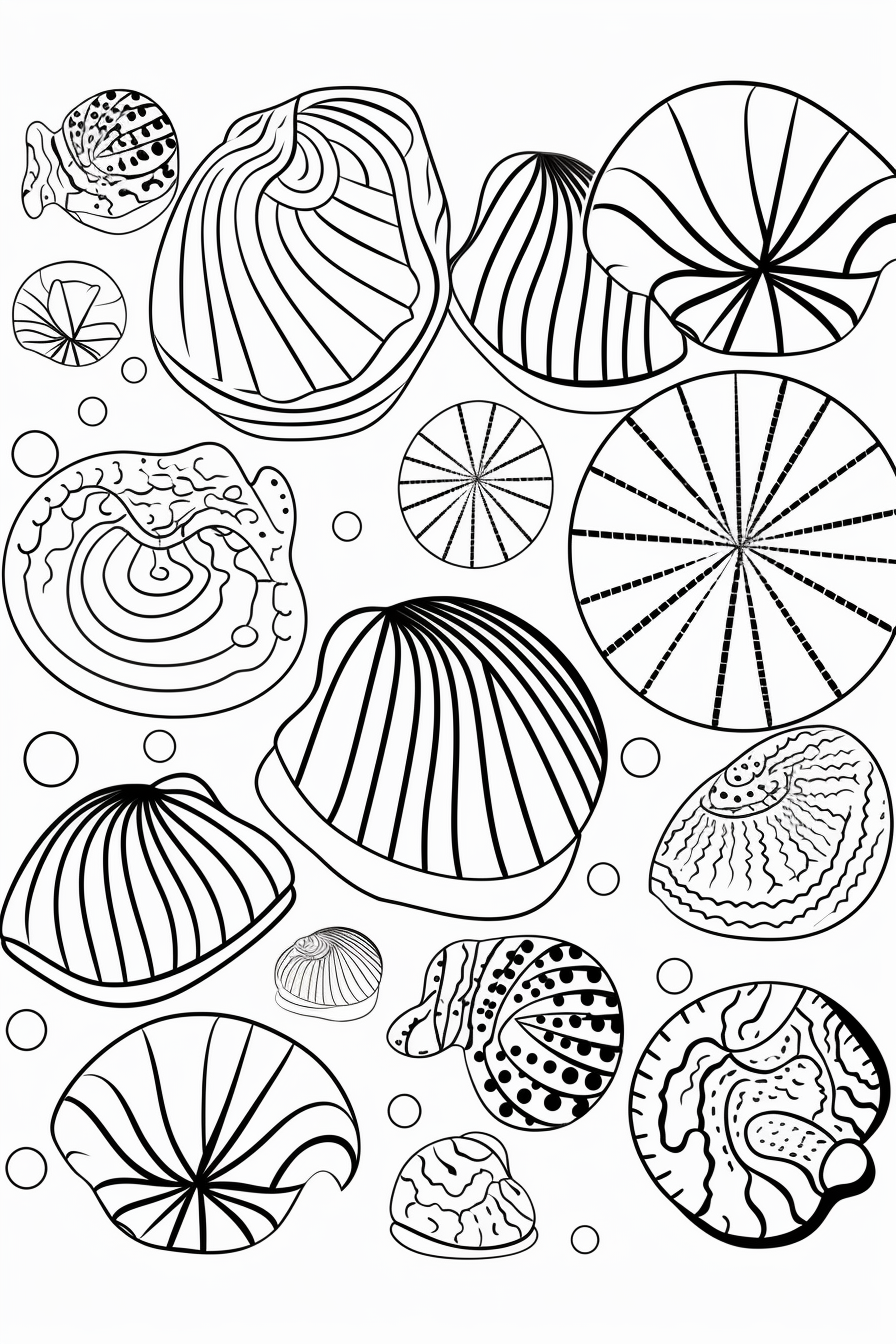 Coloring Page for Beginners with Basic Shapes