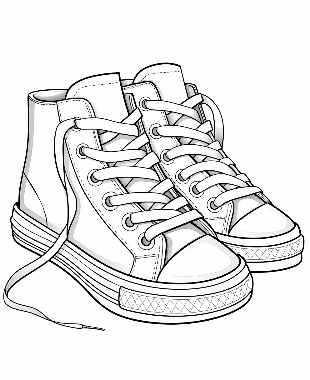 Kids shoe on white background