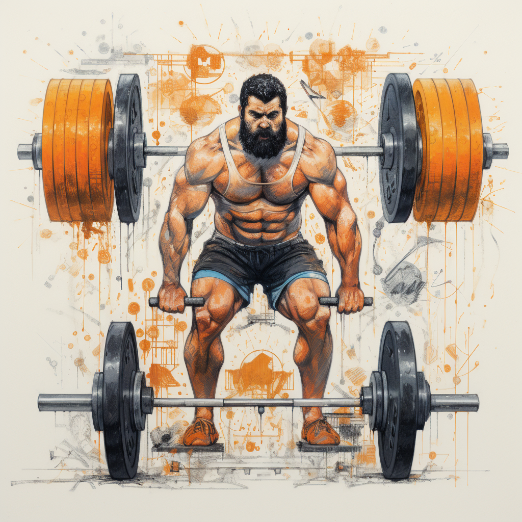 Weightlifting blogpost image with equipment