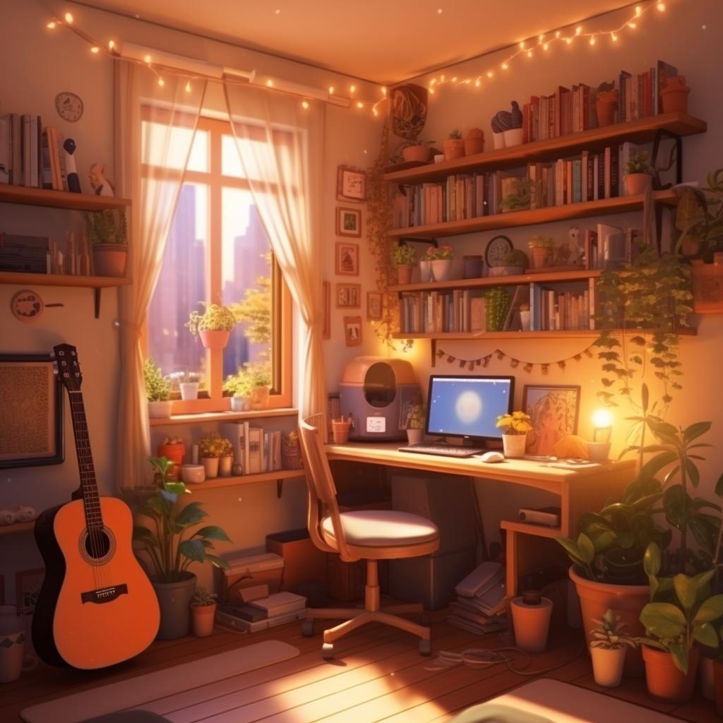 Illustration of a Comfy Space in My Heart