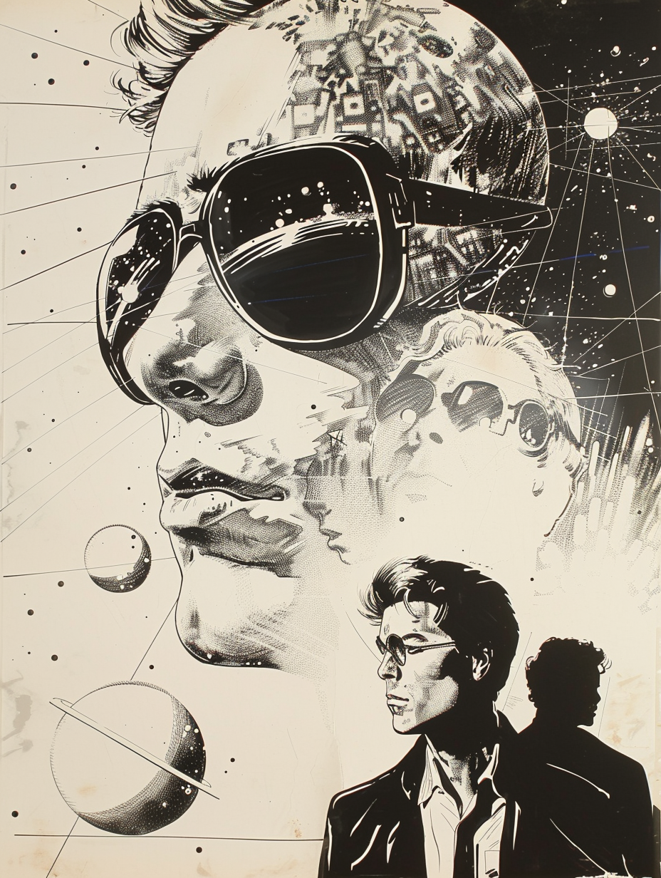 Comic movie poster illustration Wally Wood