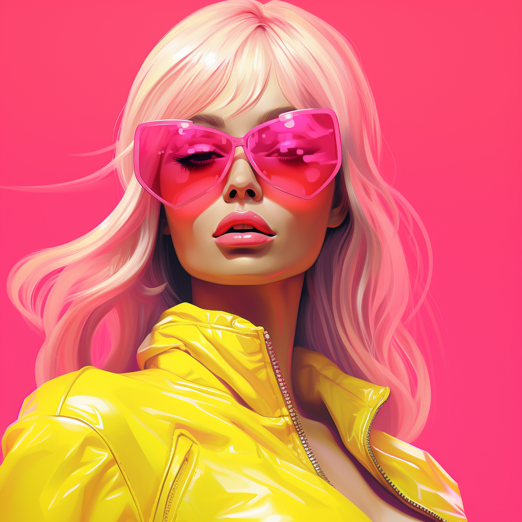 Fashion Barbie Comix Style Colors