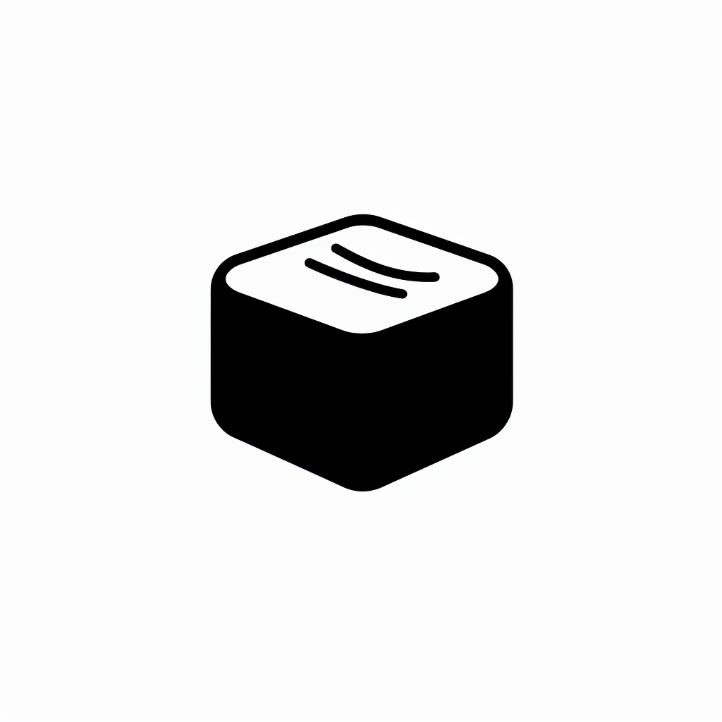 Minimalist Icon of Cheap Commercial Soap