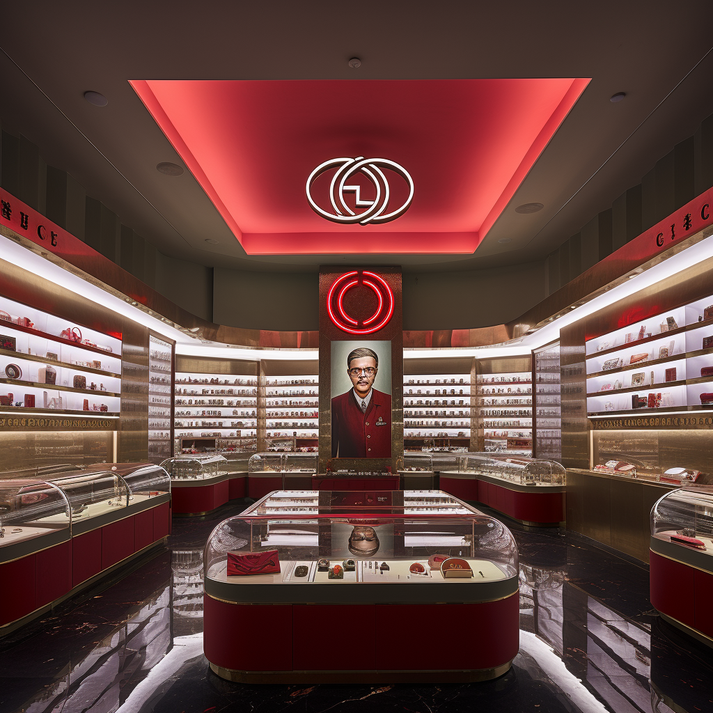 Communist Gucci store photo