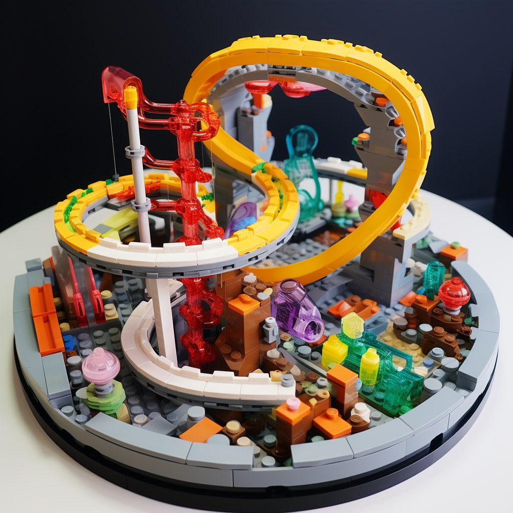 Lego-style complex mitochondria energy creation