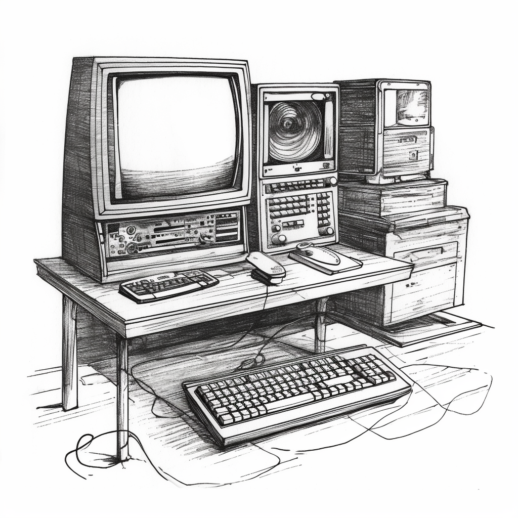 Sketch of a computer