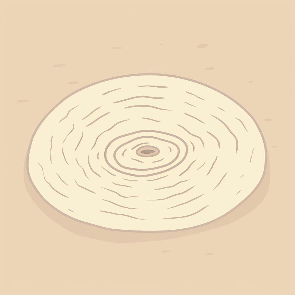 Soft concentric circles water splash puddle