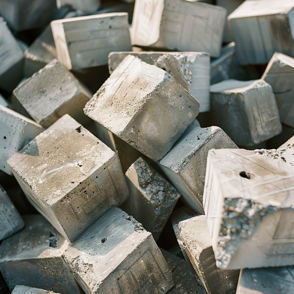 Pile of Concrete Blocks