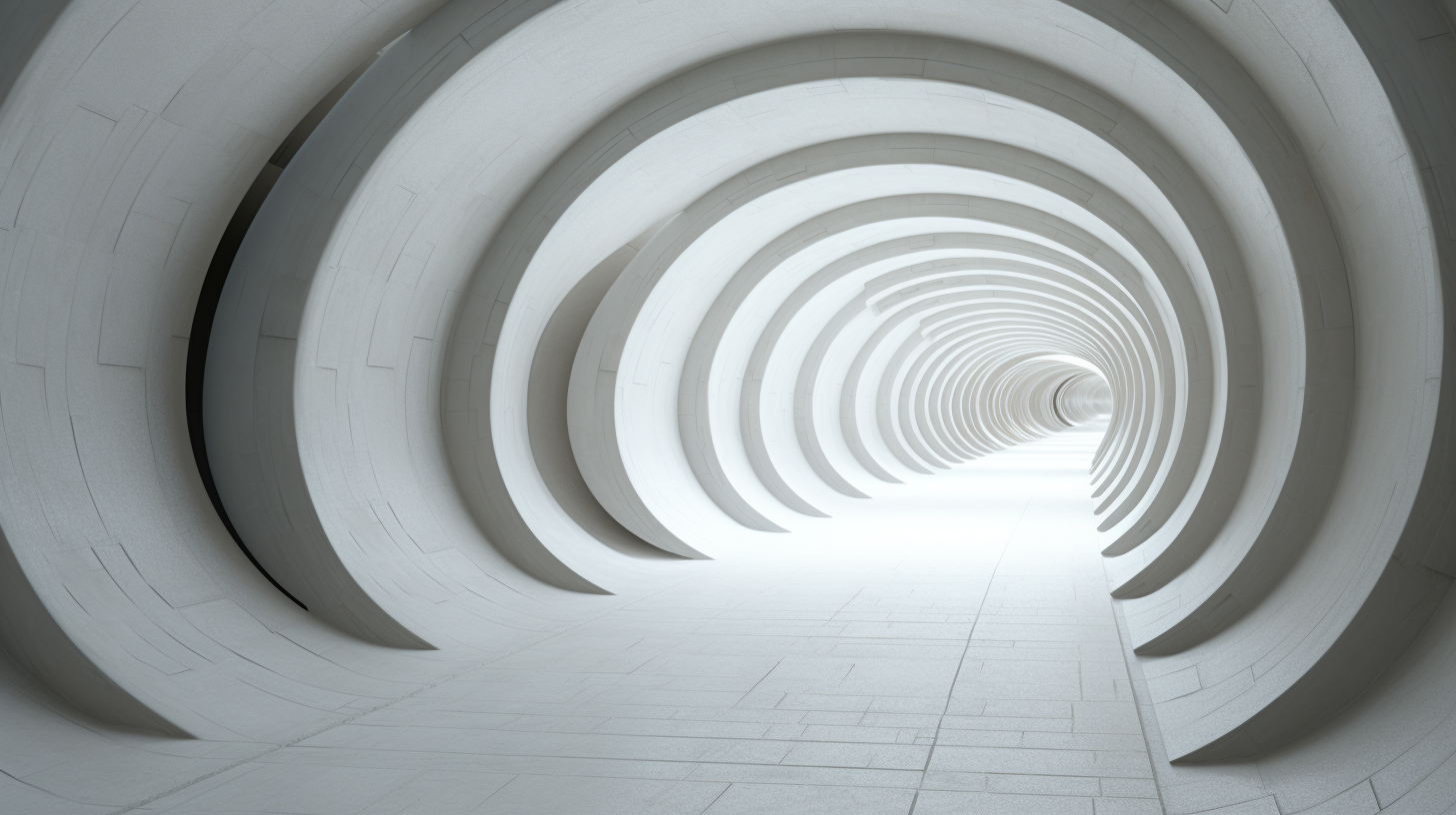 Concrete sewer tunnel with steel forms