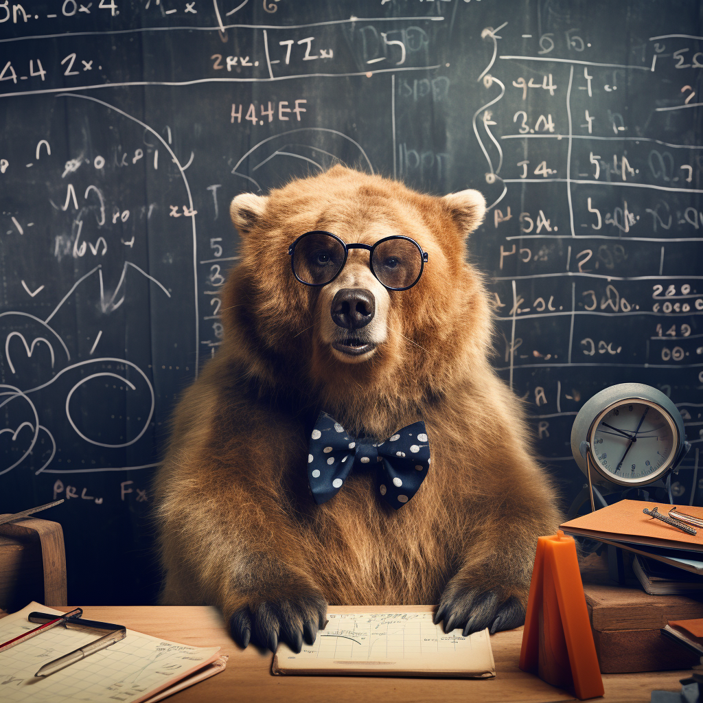 Bear confused in calculus