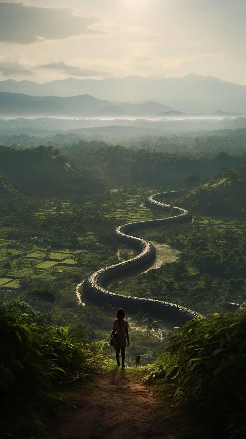 Stunning snake cinematic in the Congo