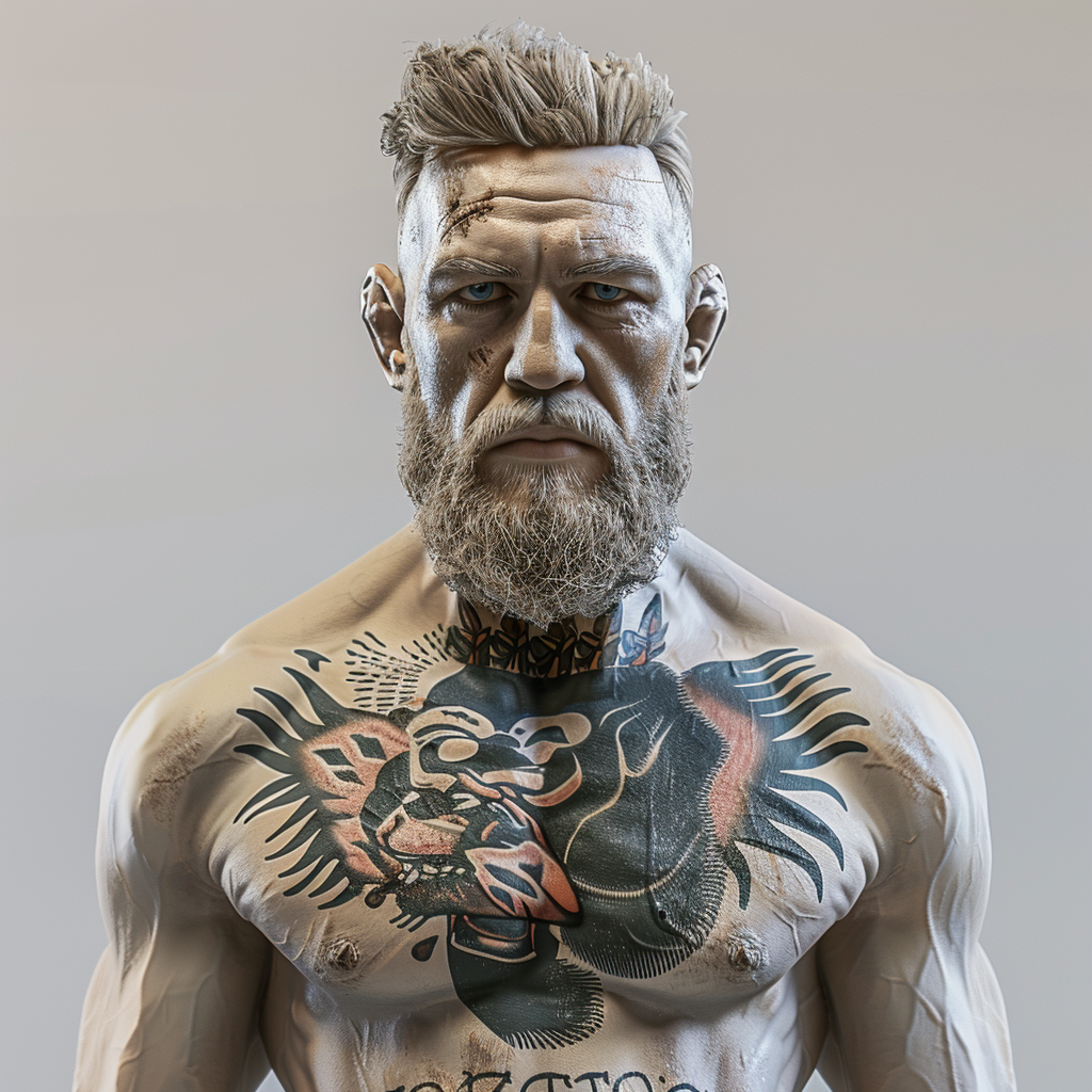 Conor McGregor White Background