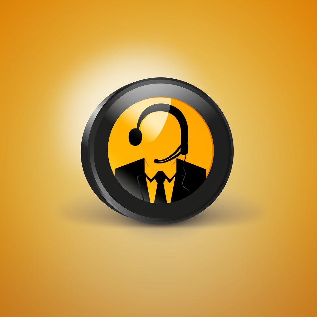 Professional contact us web icon