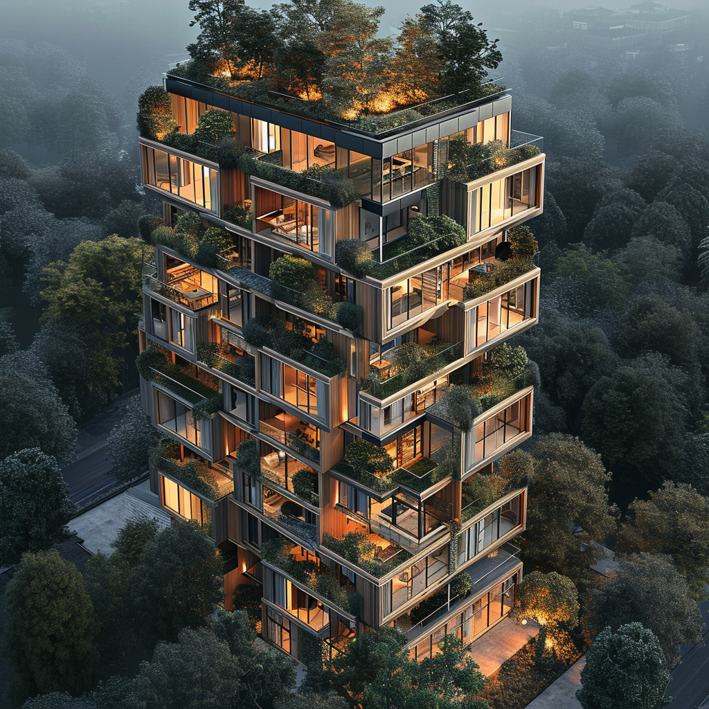 Residential Tower in Switzerland City