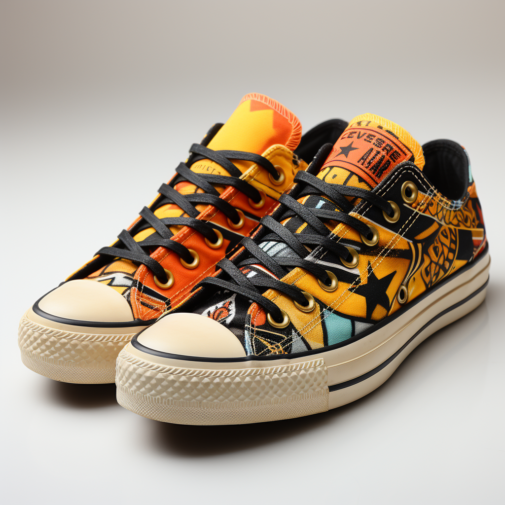 Fashionable Converse Allstar with African Patterns