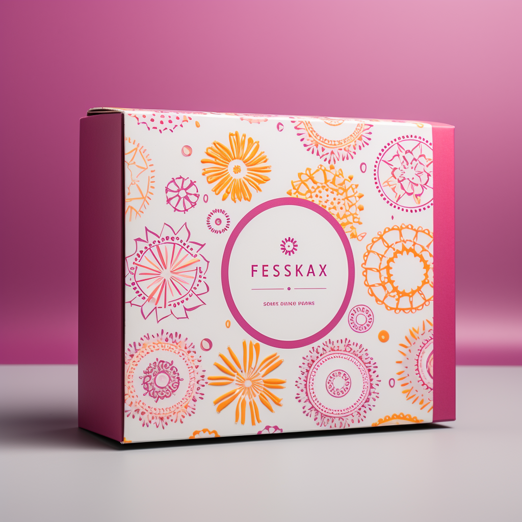 Colorful Cookie Box Package Design