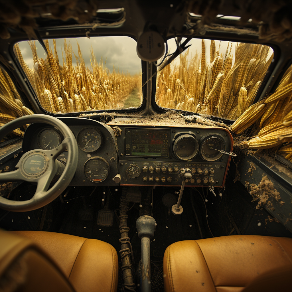 Agricultural seeds on a cool dashboard