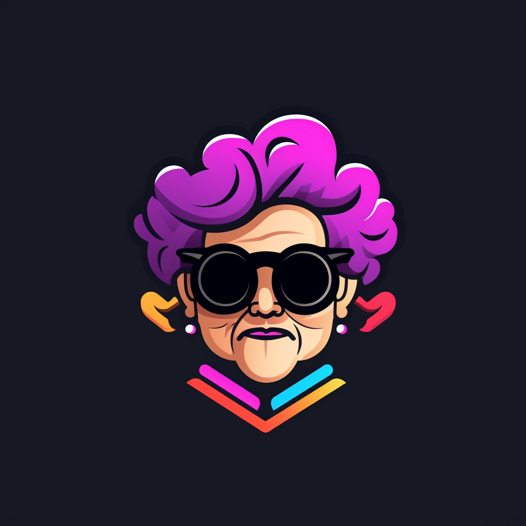 Corporate logo for cool grandmas