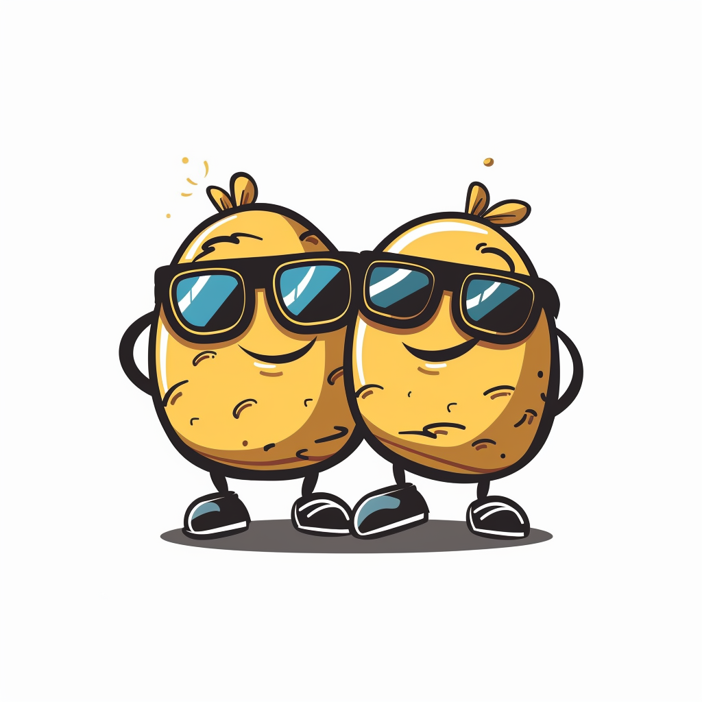 Two Cool Potato Buddies Logo