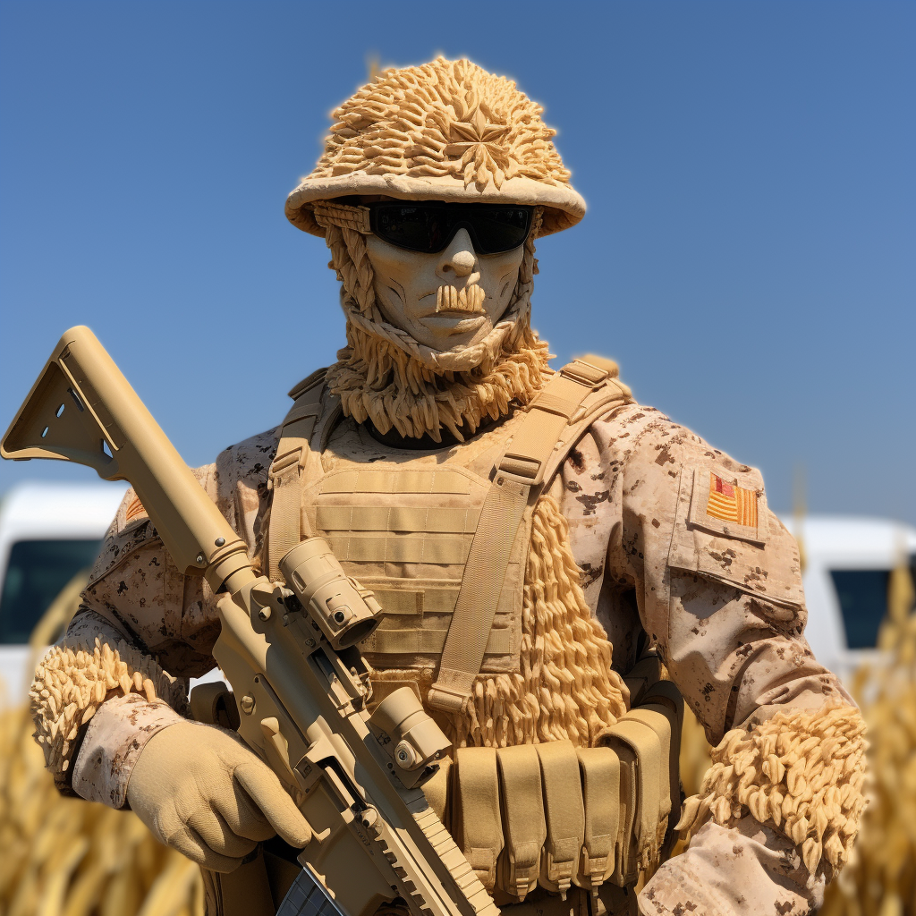 Cornman in Cornhusk Body Armor