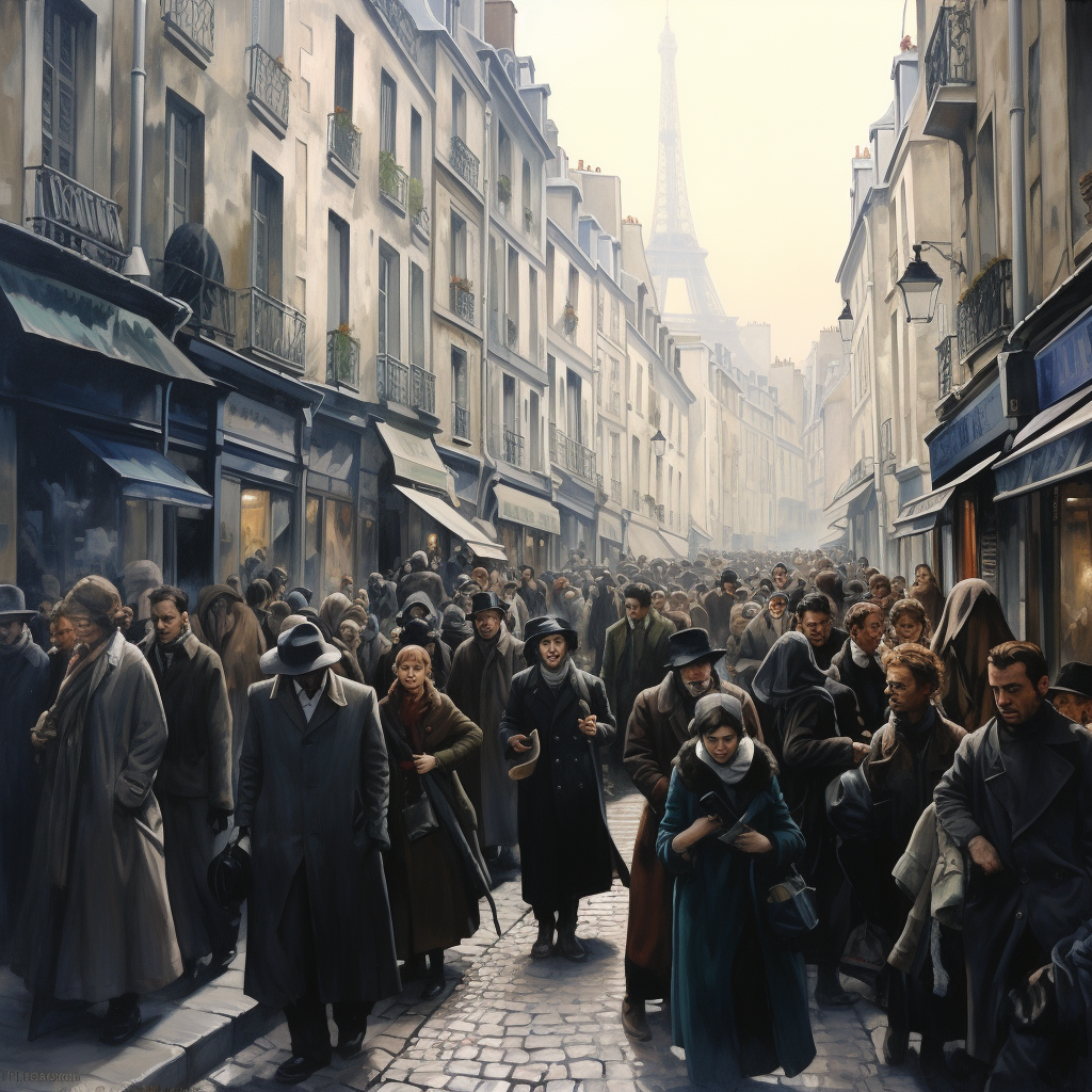 Businesspeople Walking in the Street